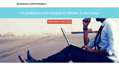 Desktop Screenshot of exelmans.info
