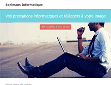 Tablet Screenshot of exelmans.info
